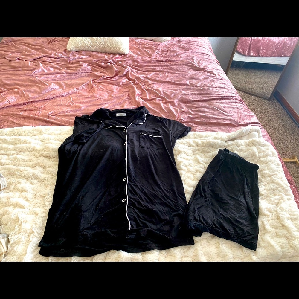 Black pajama set